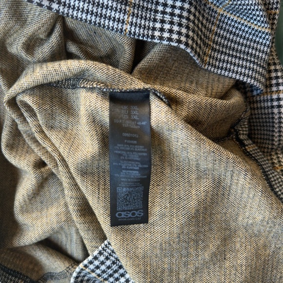 ASOS Plaid Blouse with Yellow Accents - Picture 5 of 5